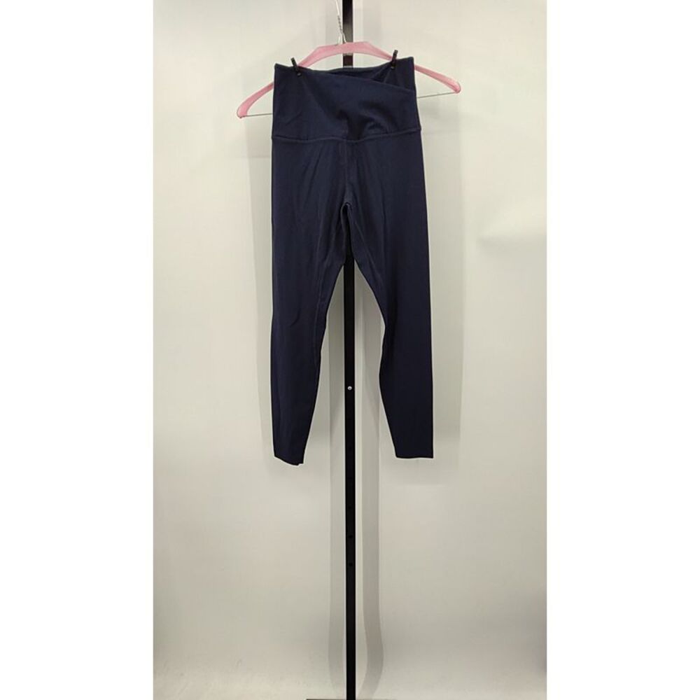 Quince Navy High-Waist Leggings